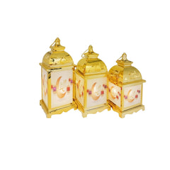Ramadan Gold Lantern Trio Set | AL1007-1
