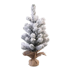 Snowy Christmas Tree with LED Lights - Assorted Sizes
