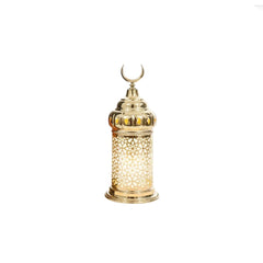 Ramadan LED Table Lantern with Crescent Top | AL995-1