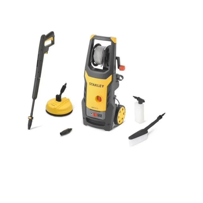 Stanley High Pressure Washer 1600W 125 Bar with Wash Brushes | AN-SXPW16PE