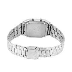 Casio Unisex Vintage Analog-Digital Watch - Salmon Pink / Silver | AQ-230A-4AMQYDF