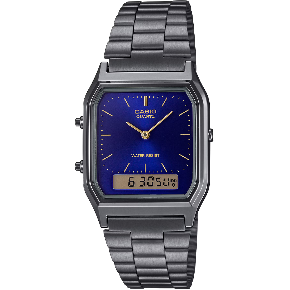 Casio Digital Watch Gold Stainless Steel | AQ-230GG-2ADF