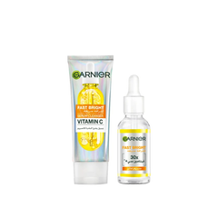 Garnier Fast Bright Dual Cleansing & Brightening Bundle