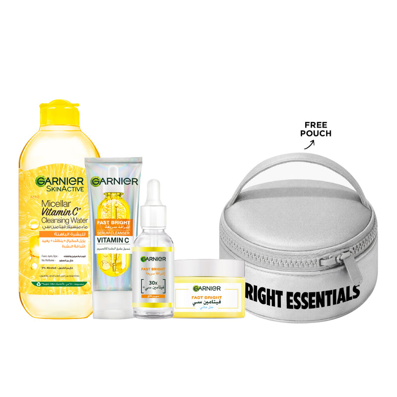 Garnier Skin Active Fast Bright Anti-Dark Spots Routine Bundle