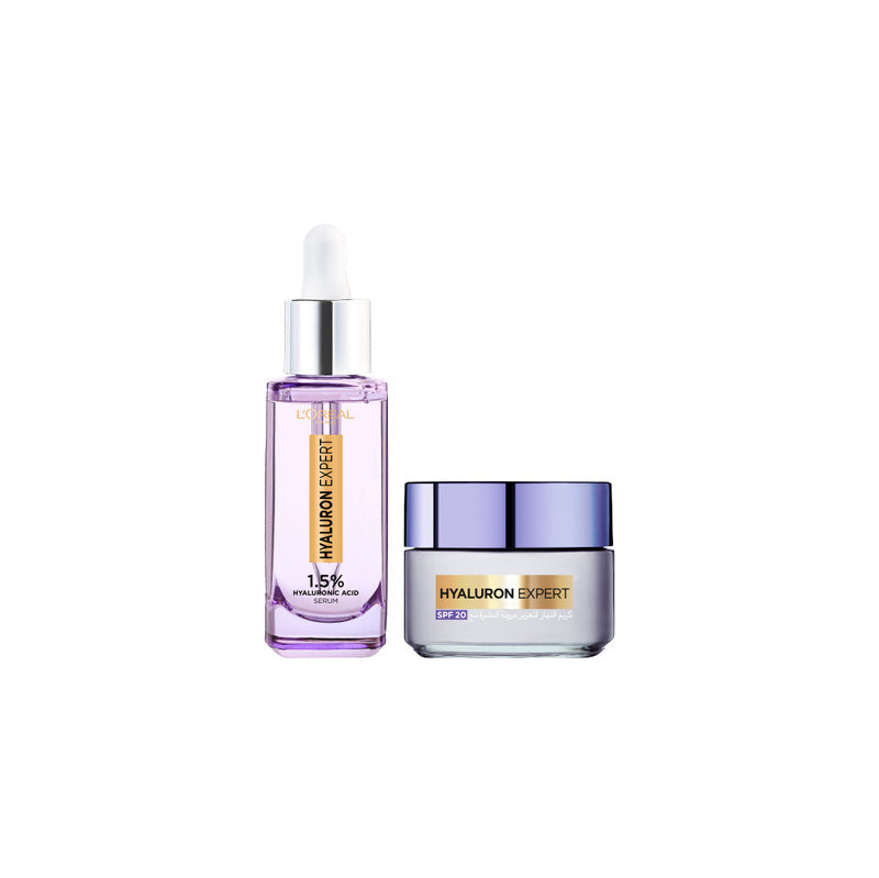 L'Oréal Paris Hyaluron Expert Moisturiser & Plumping Duo Bundle