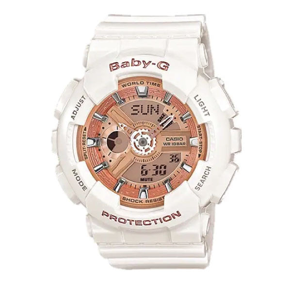 Casio Baby-G Women Analog-Digital Watch - White | BA-110-7A1DR