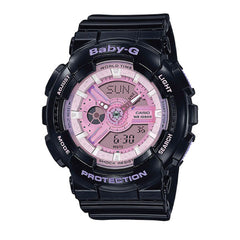 Casio Baby-G Women Analog-Digital Watch - Black / Pink | BA-110PL-1ADR