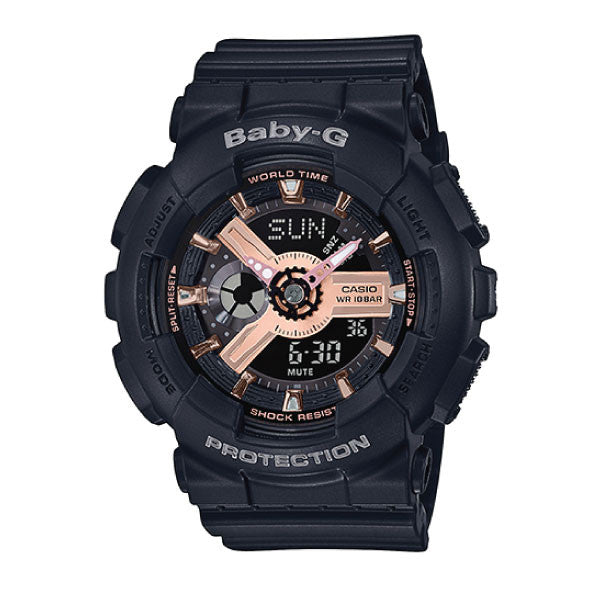 Casio Baby-G Women Analog-Digital Watch - Black | BA-110RG-1ADR