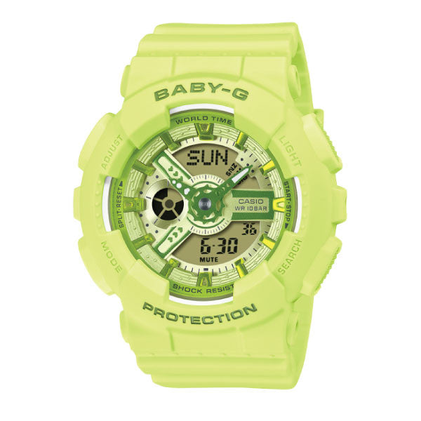 Casio Baby-G Women Analog-Digital Watch - Green | BA-110YK-3ADR