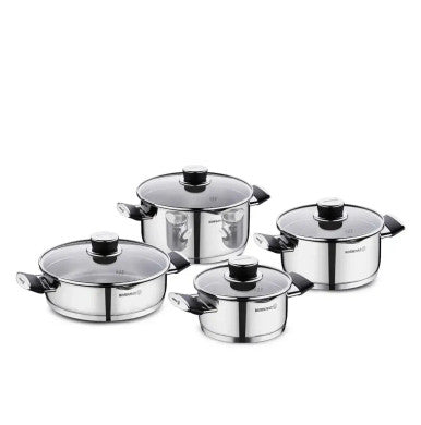 KORKMAZ Pera 8 pcs Cookware Set | A2087