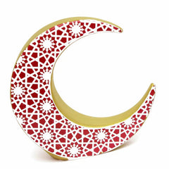 Articles MOON 24CM H Red / Ivory & Gold | BBP1206