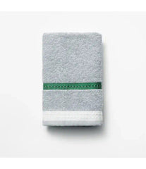 Benetton Home, Guest Towel 30x50cm 450Gms 100% Cotton Grey W/Stripes Neutral Be |  BE-0925-GY-KF