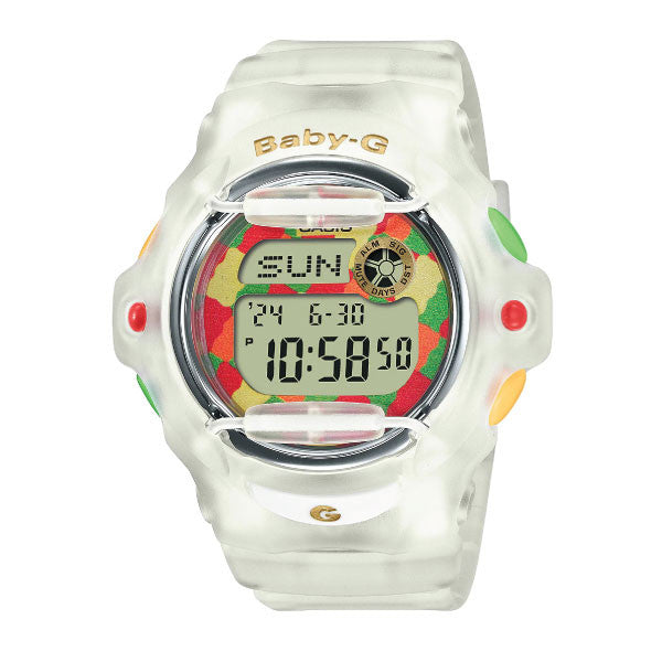 Casio Baby-G Women Digital Watch - White | BG-169HRB-7DR