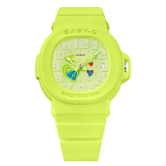 Casio Baby-G Women Playful Hearts Series Analog Watch - Green | BGA-10-3ADR
