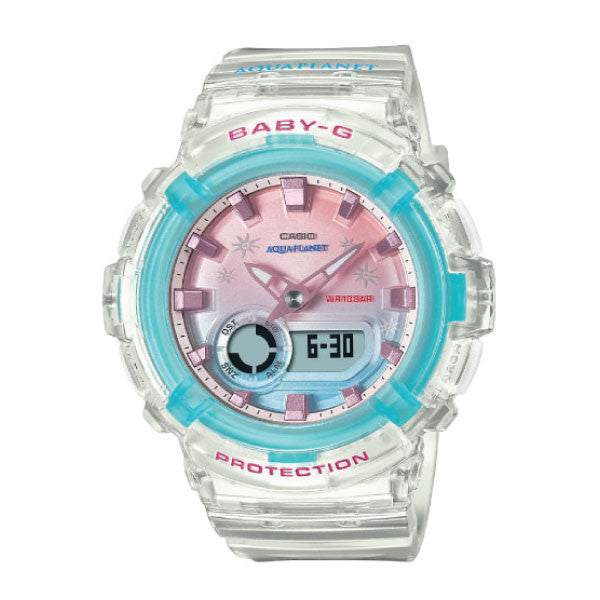 Casio Baby-G Women Analog-Digital Watch - Transparent | BGA-280AP-7ADR