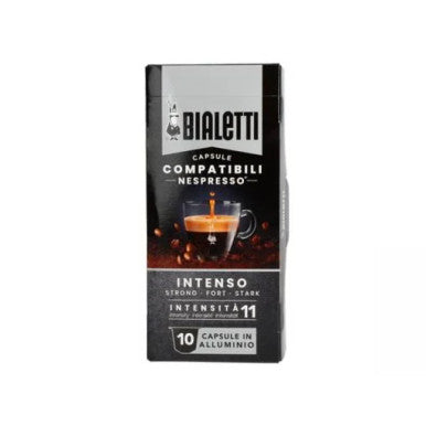 Bialetti 096080351 10 Pcs Nespresso Compatible Capsules, Intenso | BIA096080351