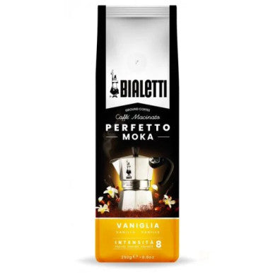 Bialetti 096080360 Ground Coffee Perfetto Moka Vanilla 250g | BIA096080360