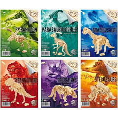 Buki Be Wooden Dinos 3D | BKD6B