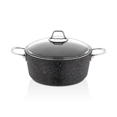 Falez Black Line Granite 24 cm Shallow Casserole | BLN 3015