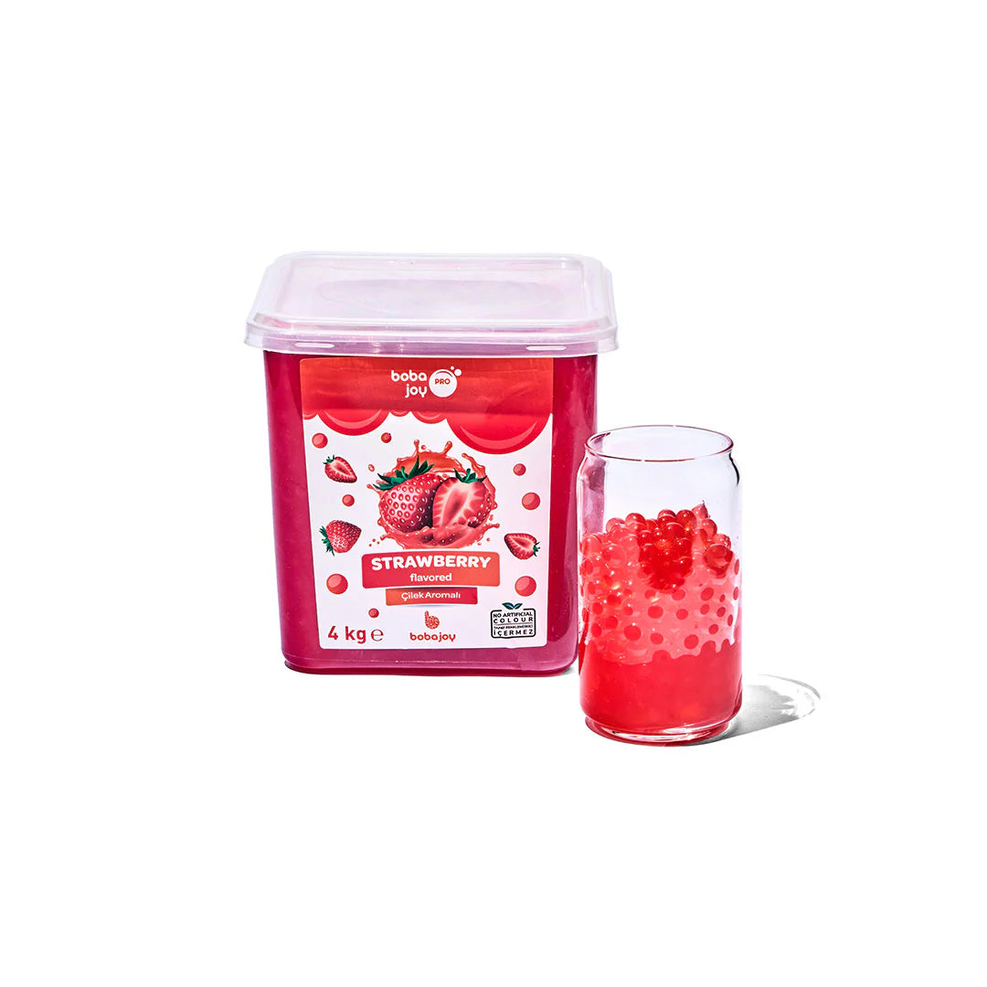 The Roasters Bobajoy Strawberry Popping Boba 4KG