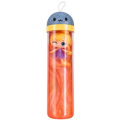 Mini Doll Glitter Slime Tube Toy - Orange | AL1099-ORG