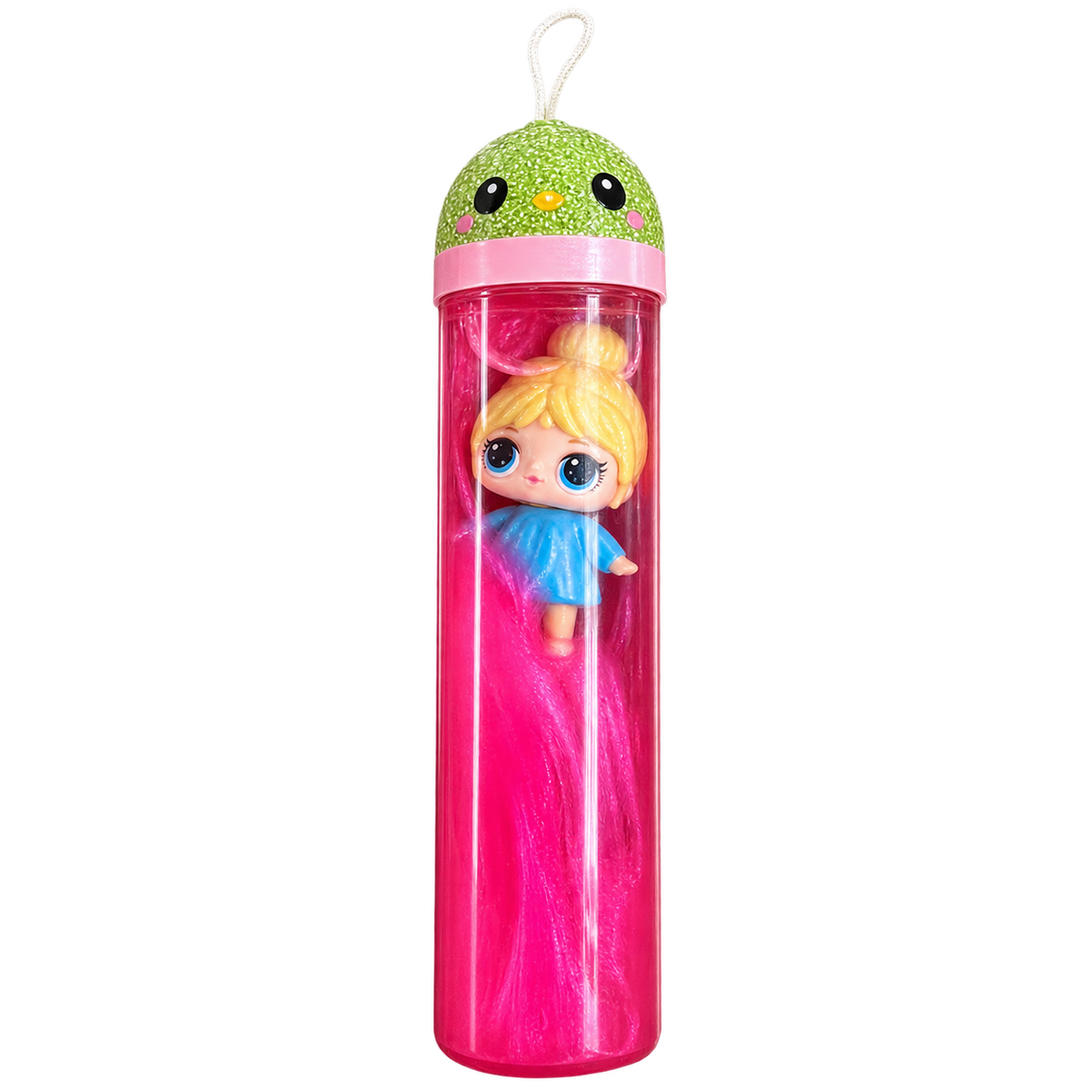 Mini Doll Glitter Slime Tube Toy - Pink | AL1099-PNK