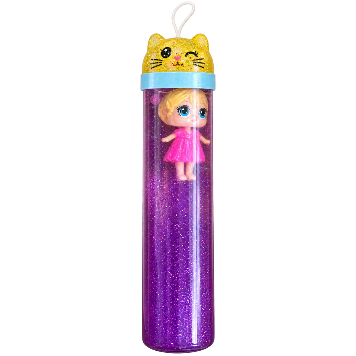 Mini Doll Glitter Slime Tube Toy - Purple | AL1099-PUR