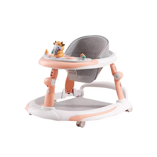 Baby Walker – Peach & Grey | HN-338