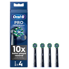 Oral-B Cross Action Replacement Brush Heads-Pack of 4 | EB50