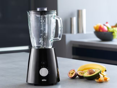 Braun JB3060 Jug Blender, 800W, 1.75L Glass Jug - Black | JB3060
