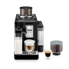 DeLonghi Rivelia Automatic Coffee Machine Black | EXAM440.55.B