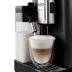 DeLonghi Rivelia Automatic Coffee Machine Black | EXAM440.55.B