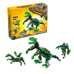 Jurassic Period 3-in-1 Dinosaur Building Blocks Set | 0557-1