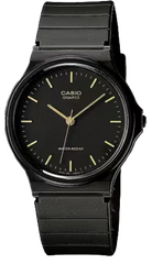 Casio Analog Watch – Black Case, Dial & Resin Strap | MQ-24-1ELDF
