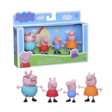 Peppa Pig Peppa’s Family 4-Pack Figure Assortment | F2171