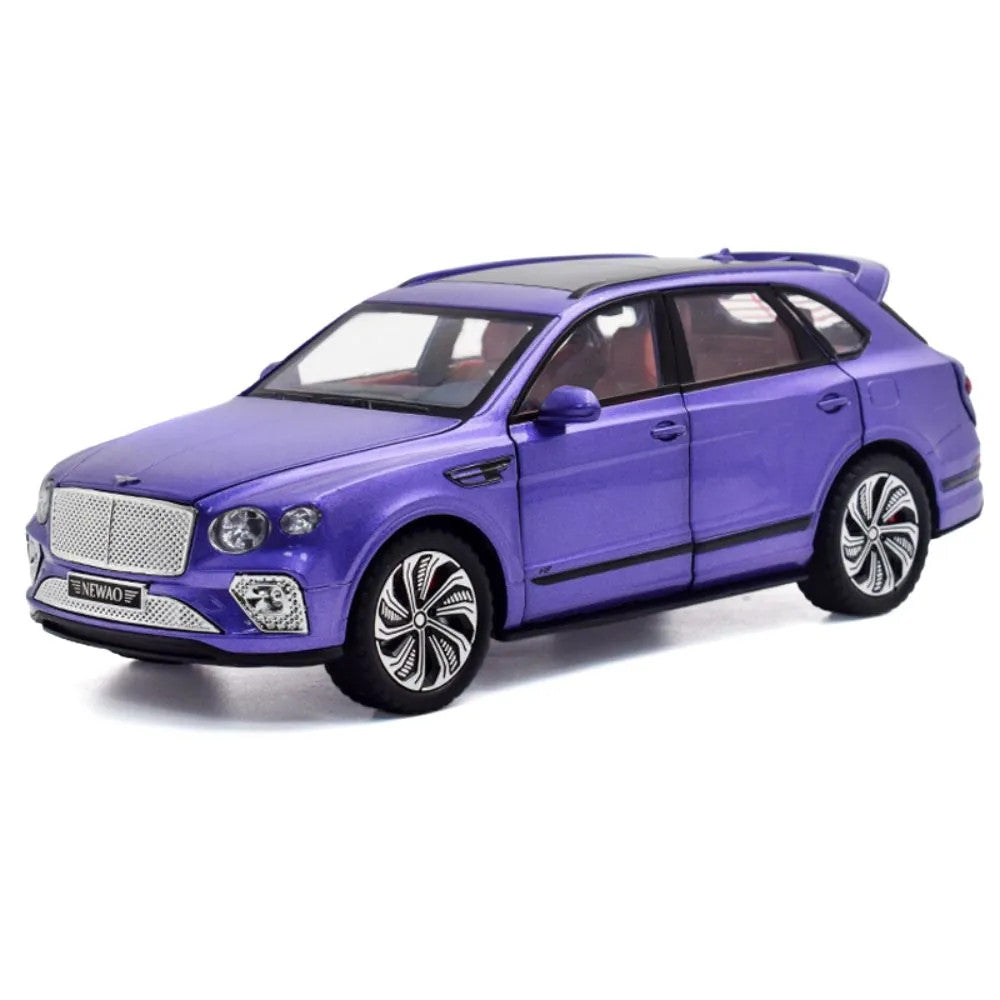 Diecast Car Toys 1/24 Metal Model SUV Luxury - Purple  | XA2435