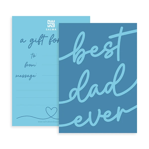 Salma Best Dad Ever Greeting Card