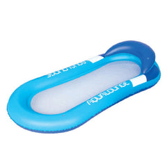 Inflatable Leisure Pool Float Lounger - Blue Adult Mattress | 583-33