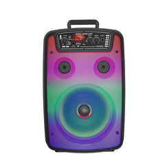 KAKU KSC-688 — 8" Wireless Party Speaker with LED Lights | Bluetooth 5.0, FM Radio, Mic & Remote