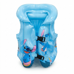 Stitch Inflatable Kids Swim Vest with Safety Buckles | C-763