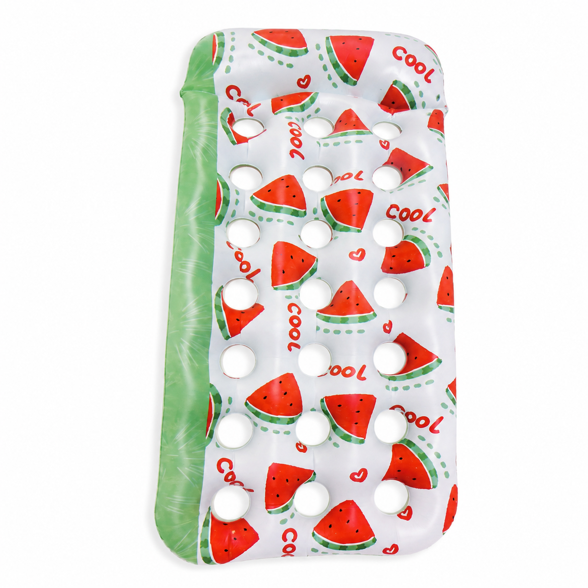 Watermelon Print Inflatable Pool Lounge Float - 180x88cm | C-782-GR