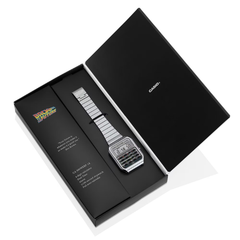 Casio Back to the Future Calculator Watch - Black / Silver | CA-500WEBF-1ADR