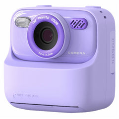 Kids P79 Instant Print Digital Camera – Purple – 1080P Dual Lens, 2.4" Display & Thermal Printer