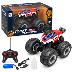R/C Stunt Climbing Car 5-Channel with Spray Effect – Red & Blue | 3066-26A
