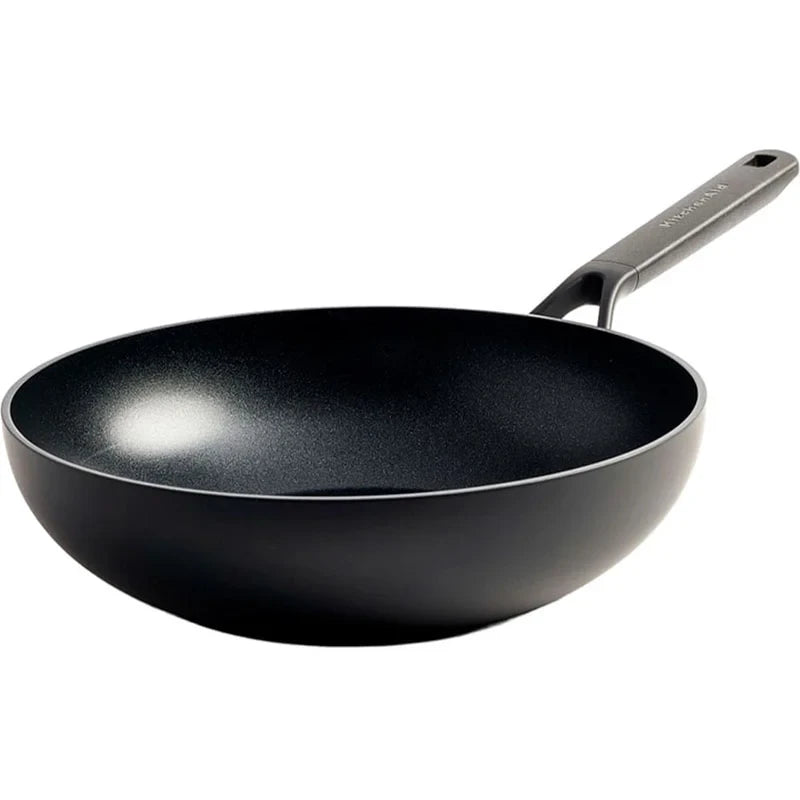 KitchenAid 28cm Non-Stick Forged Wok Pan - Matte Black | CC003294-001