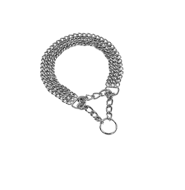 Nobby Three-Row Chain Choker Collar | 73039
