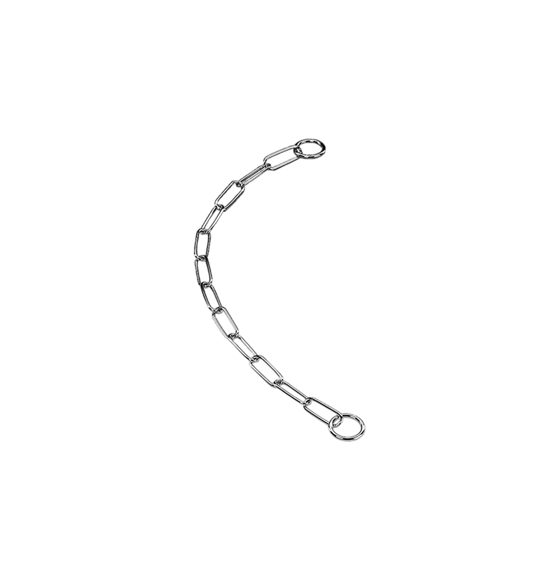 Nobby Chrome Large Link Chain Collar | 73025