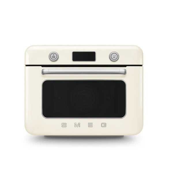 SMEG Countertop Combi Steam Oven 1800W 40L - Cream Retro | COF01CREU