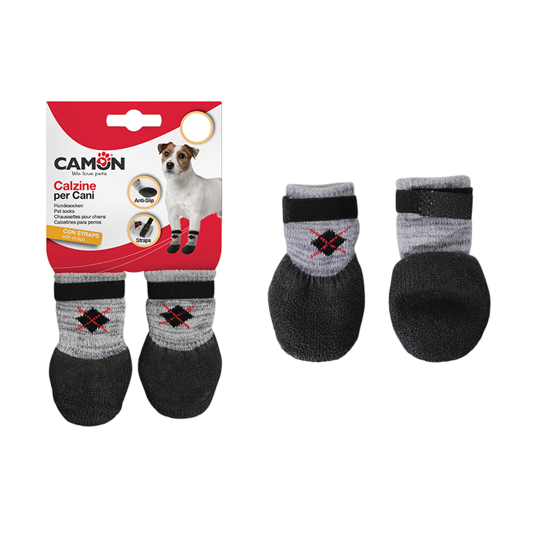 Camon Cotton & Latex Pet Socks | C775
