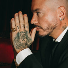 Casio Ring Watch Collaboration with J Balvin - Gold Plated | CRW-001JB-9DR